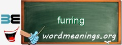 WordMeaning blackboard for furring